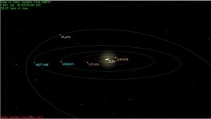 View Of Solar System From Earth on Aaron's Birthday image